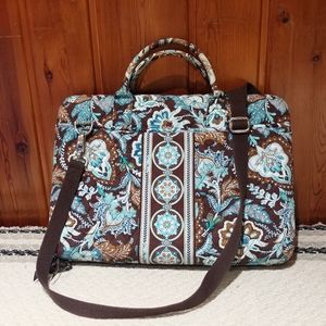 Vera Bradly Java Blue Hard Laptop Case 17"